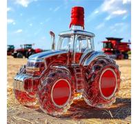 3D Arte Estatua - 300ML Decantador Whisky, Botella De Whisky De Vidrio Para Camión Semirremolque, Decantador De Whisky Para Tractor Semirremolque, Escultura Regalo Divertido Para Bar Casa(#1)