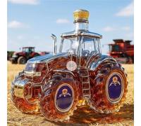 3D Arte Estatua - 300ML Decantador Whisky, Botella De Whisky De Vidrio Para Camión Semirremolque, Decantador De Whisky Para Tractor Semirremolque, Escultura Regalo Divertido Para Bar Casa(#2)