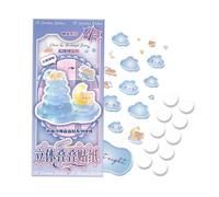 3D-Aufkleber für Kinder - Süße stapelbare Tier-Dekorationen,Wasserflaschen-Sticker Scrapbooking,für Notizbuch, Tasse, Wasserflasche, Skateboard, Computer, Tablet,