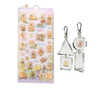 3D-Aufkleber | Niedliches und lustiges Capybara-Blasen-Aufkleber-Set | Bezaubernde, abnehmbare für Kinder | Für Scrapbooks, Tagebücher, Laptops, Handyhüllen, Notizbücher, Partygife, Bas