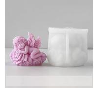 3D Baby Angel Silicone Mold for Candles & Soap | Realistic DIY Silicone Molds | Cute Moldes para Velas | Scented Candle Molds, Home Decor, Gift Making,5ps,F177