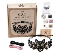 3D Beaded Animal Bracelet Craft Kit - Decorative Jewelry Set, Adorable Bead Creations | Handmade Design Supplies, Educational DIY Beading Activity Collection For Birthday Holiday Family Beginners Prof