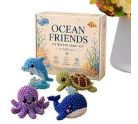 3D Beaded Animal DIY Kit | Cute Animal Beading Craft Set | Beginner Bead A
