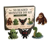 3D Beaded Animal Kit, Handmade DIY Animal Beading Kits, Creative Bead Animals Making Kit for Beginners Adults Teens