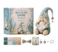 3D Beaded Gnome DIY Kit | 2 Designs Backyard Gnome Beading Set With Instructions | Funny Handmade Bead Art Set For Kids Girls Adults Beginners Home Decor Desk Accessories Birthday Christmas Holiday