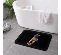 3D Belgian Shepherd Dog Malinois Non-Slip Doormat Floor Mat Carpet Rug for Kitchen Entrance Home Bathroom Living Room Footpad Mats-50x80cm