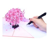 3D-Blumengrußkarte, Karte Geburtstag, Geburtstagskarte für Frauen - 15 × 20 cm hochwertige Karton-Pop-Up-Karte mit Gravur, Farbdruck, Sammlerstück & liebevolles Geschenk