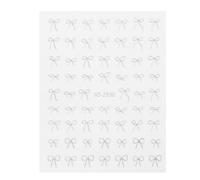 3D Bowknot Nail Art Stickers French Self-Adhesive Decals DIY Stickers Decals Supplies For Womens Nail Art Decorations Supplies