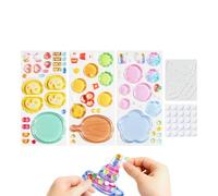 3D Building Stickers - Crystal Stacked Handmade Creative Crystal Cute 3D