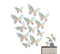3D Butterfly Wall Decor - 3 Sizes Butterfly Wall Stickers, Butterrfly Decorations Removable Wwall Stickers | Removable Waall Sticker for Kids Nursery Bedroom Classroom Wedding Decor