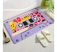 3D by Flanenel Esterilla de Suelo, Cinta Musical Cinta de Classic Bath Mat Alfombra para casa Alfombra Antideslizante Cocina-50x80cm