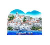 3D Cadaques Costa Brava España Imán de nevera Regalo de recuerdo de viaje Refrigerador Pegatina magnética