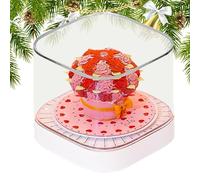 3D Calendar 2026-2026 Vibrant Desk Calendar 3D Rose Art - 8.2 X 8.2 X 6.5 Cm Notepad Home Decor For Women Girls Student New Year Christmas Table Bedroom Bookshelf School Office Work