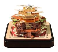 3D Calendar 2026, Desk Calendar 3D Memo Pad Non-stick Sticky Notes, Paper Carving Art Memo Pad Notepad Gift with LED Light, Tear Off Calendars DIY Decorative Gift (#J-2)