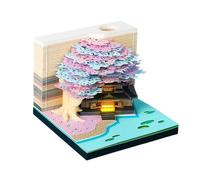 3D Calendar 2027 3D Timepiece Carving Memo Pad Paper Calendar Sculpture