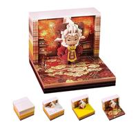 3D Calendar - 2027 Sheep Shape Paper Sculpture Memo Pad