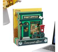 3D Calendar, Desktop Paper Sculpture Timepiece with Sticky Notes, Creative Tear-Off Memo Calendar Decor, Artistic Desk Decoration, Stationery Category for Home Office School Dorm Birthday Gift