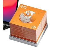 3D Calendar - Earth Shape Desk Planner, 3 Inches Paper Sculpture Mini Calendar for Birthday, Office Table Planner, Table Display Set with Artistic Design, Desk Organizer for Home, and Office Use