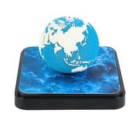 3D Calendar, Earth Theme Calendar, Compact Lightweight Creative Reusable Space Saving Easy Handling Portable, Memo Pad for Boys Students Kids Teens Girls Adults, 3.43x3.43x2.36 Inches, Blue