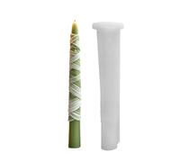 3D Candle Molds - Flexible Taper Mould, Plaster Casting Gear,Cute Mummy Texture | Creative Horror Style, Holiday Party Decor DIY Wax Crafting Homemade Art Projects Desktop Decoration Festival Ornament
