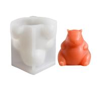 3d Capybara Silicone Molds, Animal Shaped Craft Mold for Resin, Multi Purpose Mold for Soap, Wax, Clay, Chocolate, Cement, Crafting Art, Baking, Handmade Projects, 1 Piece