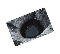 3D Carpet Rugs - Optical Illusion Floor Mat, Anti-Skid Durable, Soft Plush Texture for Comfort | Indoor Outdoor Home Entrance Stair Zone Living Room Bedroom Kitchen Bathroom Playroom Welcome D