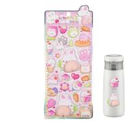 3D Cartoon Scrapbook Stickers - Tactile Decals for Journals and Notebooks | Fun Stickers for Water Cups, Laptops, Walls, Guitars Suitcases, Luggage, Envelopes, Glasses and DIY Crafts