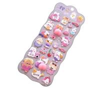 3D Cat Stickers - Marshmallow Animal Stickers for Scrapbook Crafts | Cute Puff Kawaiii Sticker with Adorable Textures, for Diary Journal Pencil Case Laptop Water Bottle Phone Decoration
