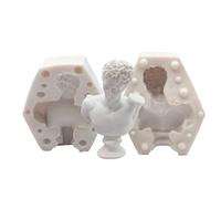 3D Chermes Candle Mold - Silicone Roman Mythology Soap Moulds Body Stand Molud | D IY Candles Soap Plaster Making Tool, For Home Wedding Receptions Party Decoration