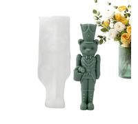 3D Christmas Candle Mold - Silicone Animal Nutcracker | Cake Craft Tool