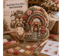 3d Christmas Fabric Poke Art Kit,whimsical Village 3d Fabric Poke Art Kit(D)