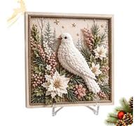 3D Christmas Fabric Poking Kit - DIY Artistic Craft Set, Beginner Arts