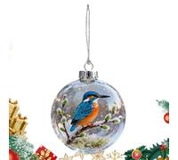 3D Clear Artificial Home Decor - Bird Ornaments Ball | Bird Christmas Tree Ornaments For Christmas Tree For Holiday Birthday Party Offices Living Room Dormitory Apartment Bedroom Winter