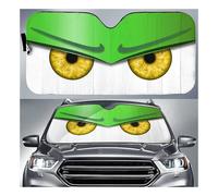 3D Cool Anger Eyes Car Shade Printing for Front Windows Stylish Car Sun Shades Windshield Durable Car