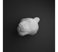 3D CREACIONES Cabeza de pantera low poly