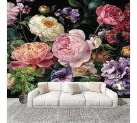 3D Créatif Papier Peint Panoramico 3d RomáNtico Floral Acuarela Décoration De La Maison Papel Tapiz Imperméable Murales 200X140 cm Vistoso Amovibles ExtraíBle Para Despegar Y Pegar Fotomurales