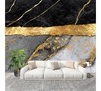 3D Créatif Papier Peint Panoramico Lujo 3d PatróN De MáRmol Décoration De La Maison Papel Tapiz Imperméable Murales 400X280 cm Blanco GrisáCeo Amovibles ExtraíBle Para Despegar Y Pegar Fotomurales
