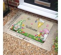 3D Creative Multi-Color Spring Summer Butterfly Carpet Indoor Outdoor Wear-Resistant Doormat Living Room Christmas Decor Mat-50x80cm