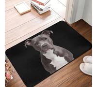 3D Custom Pit Bull Terrier Non-Slip Entrance Bath Kitchen Floor Door Mat Bedroom Balcony Rug Carpet Footpad-40x60cm