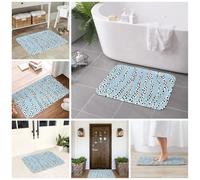 3D Dalmatian Polka Dot Spots and Zebra Stripes Non-Slip Doormat Floor Mat Washable Carpet Rug for Entrance Home Balcony Footpad Mat-60x90cm