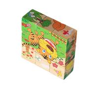 3D de Cubo de Madera Juguete STEM