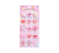 3D Decals - Sensory Shake Planner Stickers, Interactive Moving Glitter Charms with Liquid Filled Bubbles, Vibrant Waterproof Laptop Phone Decoration, Ideal for Journal Diary