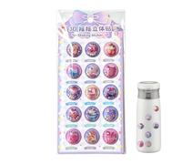 3D Dessert Sticker - Bubble Kawaii Decal, Reusable Cartoon Sticker