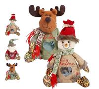 3D Doll Decoration Gift Bag, Santa's 3D Doll Decoration Bags, for Presents, Candy, Fruit (B-2)