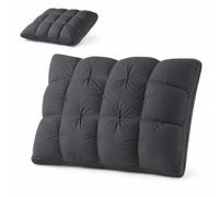 3D Down Bed Pillow-White Feather Filling Soft Plush Decorative Cushion for Sofa and Home Decor, Breathable Support for Side Back Sleepers, Guest Room Comfort (2, B)