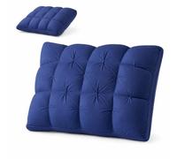 3D Down Bed Pillow-White Feather Filling Soft Plush Decorative Cushion for Sofa and Home Decor, Breathable Support for Side Back Sleepers, Guest Room Comfort (2, E)