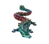 3D Dragon Toy | Colección de dragón articulado, Crystal Dragon 3D impreso, 11,8 pulgadas