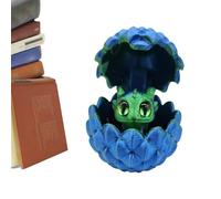 3D-Druck Drachenei - Klein | Beweglicher Gelenkdrache Fidget Toy Mit Farbübergang, Ästhetische Drachenfigur Für Wohndeko Wohnzimmer Büro & Kinder Geschenk, Flexibles Sensorik Spielzeug