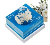 3D Earth Calendar 2025, Earth Calendar 2025 - Calendario de Arrancar Calendario Escritorio, Calendario 2025, Calendario de Planificación Notas Sticky Notes, Decoración de Escritorio Tierra 3D