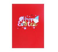 3D Easter Card - Pop Up Bunny Greeting Card, Color-Printed Holiday Card with Sobres | Happy Easter Note Card for Celebrations, Decorative 3D Holiday Cards for Friends and Family Greetings